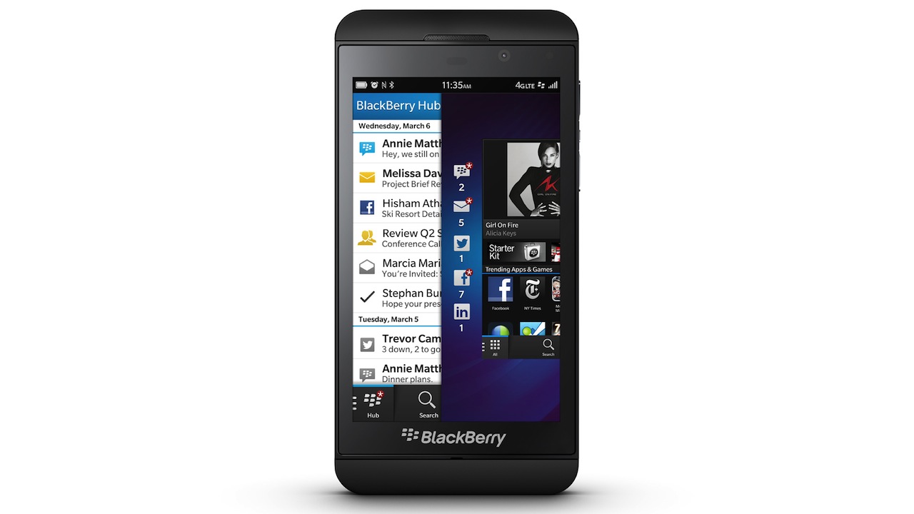 BlackBerry 10 OS design language