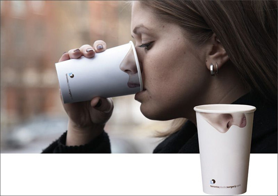 cool coffee cups with noses