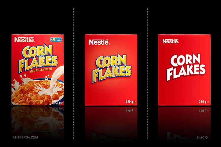 corn flakes minimal redesign