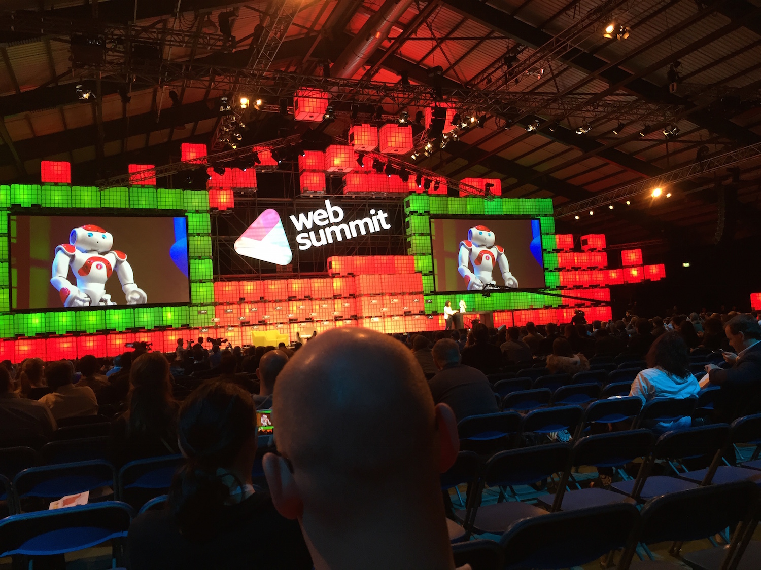 Web Summit Centre stage